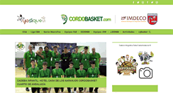 Desktop Screenshot of cordobasket.com